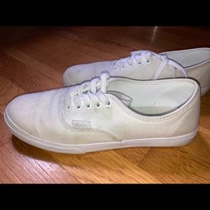 Authentic White Vans